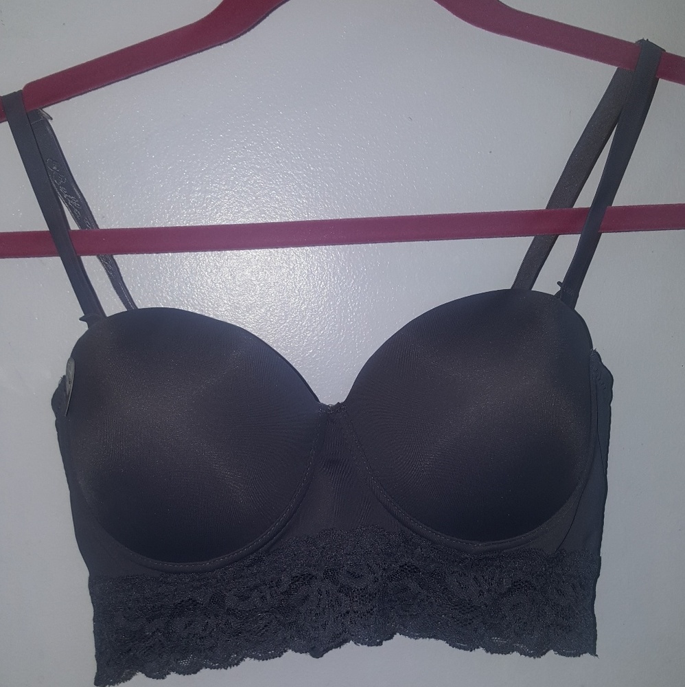 😄👌❣5 for $30 solid gray push up lace bra
